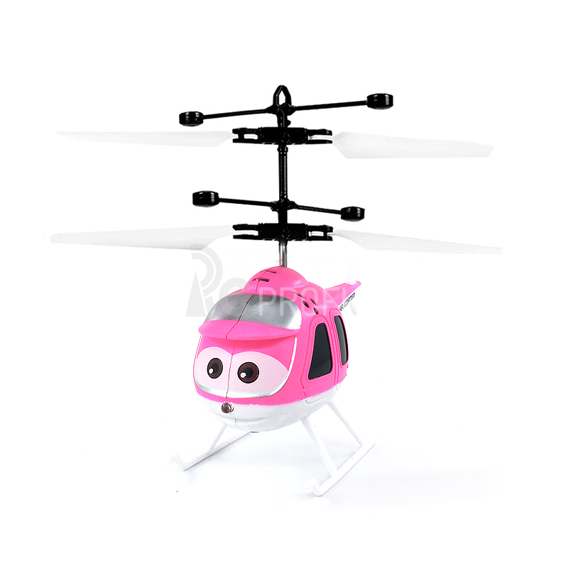 Mini helikoptéra, růžová