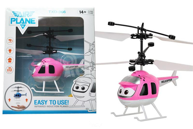 Mini helikoptéra, růžová