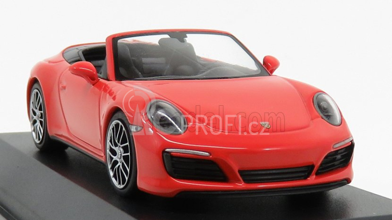 Minichamps Porsche 911 991-2 Carrera 4s Cabriolet 2017 1:43 Orange