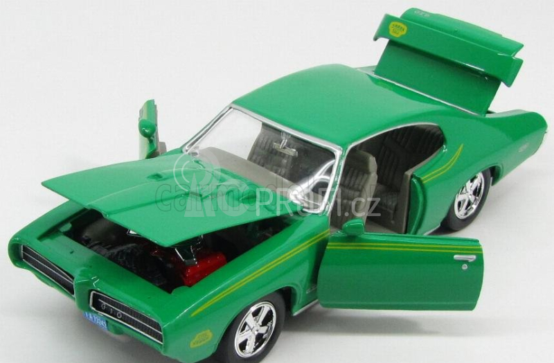 Motor-max Pontiac Judge Gto Coupe 1969 1:24 Zelená