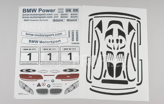 Nálepky BMW M3 ALMS