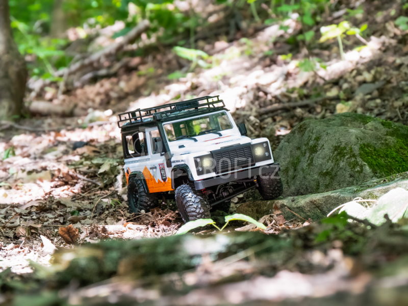 RC auto Land Rover Trail 1/12 RTR 4WD, bílá