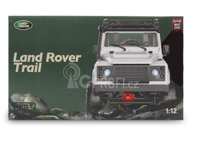 RC auto Land Rover Trail 1/12 RTR 4WD, kamufláž + náhradní baterie