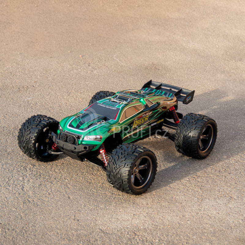 RC auto X9116 Challenger truggy, zelená + náhradní baterie