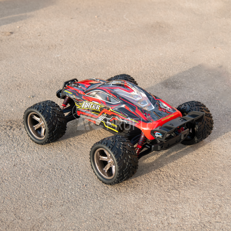 RC auto X9116 Challenger truggy, červená + náhradní baterie