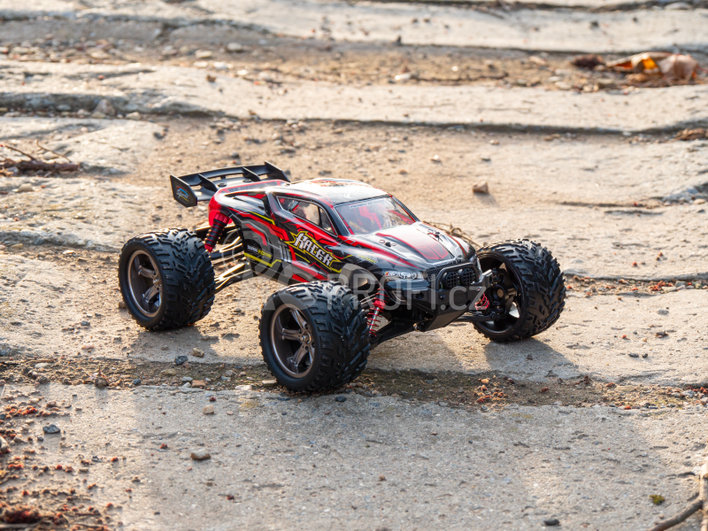 RC auto X9116 Challenger truggy, červená + náhradní baterie