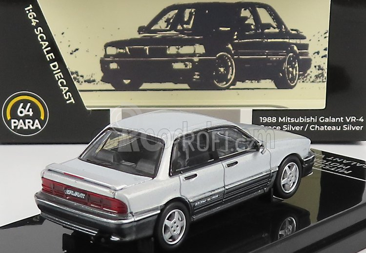 Paragon-models Mitsubishi Galant Vr-4 Lhd 1988 1:64 Silver