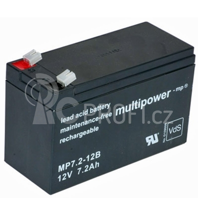 Pb akumulátor MULTIPOWER 12V/7,2Ah