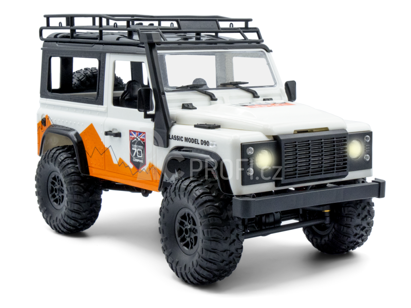 RC auto Land Rover Trail 1/12 RTR 4WD, bílá