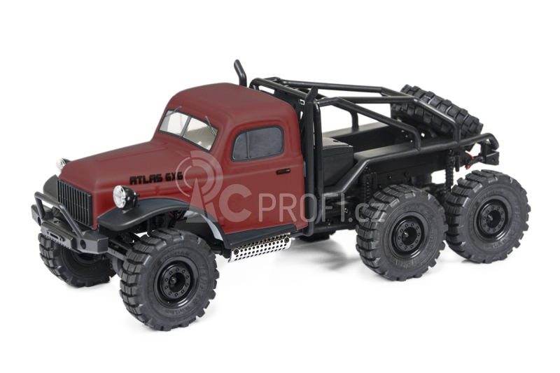 RC auto Atlas 6x6 1:18 RTR, červená