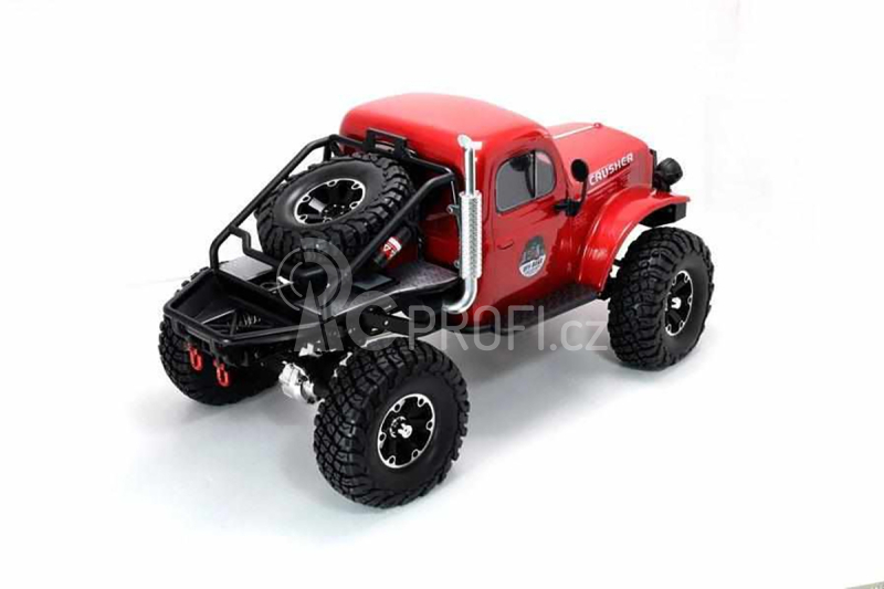 RC auto Crusher 1/10 sada 2,4GHz, červená