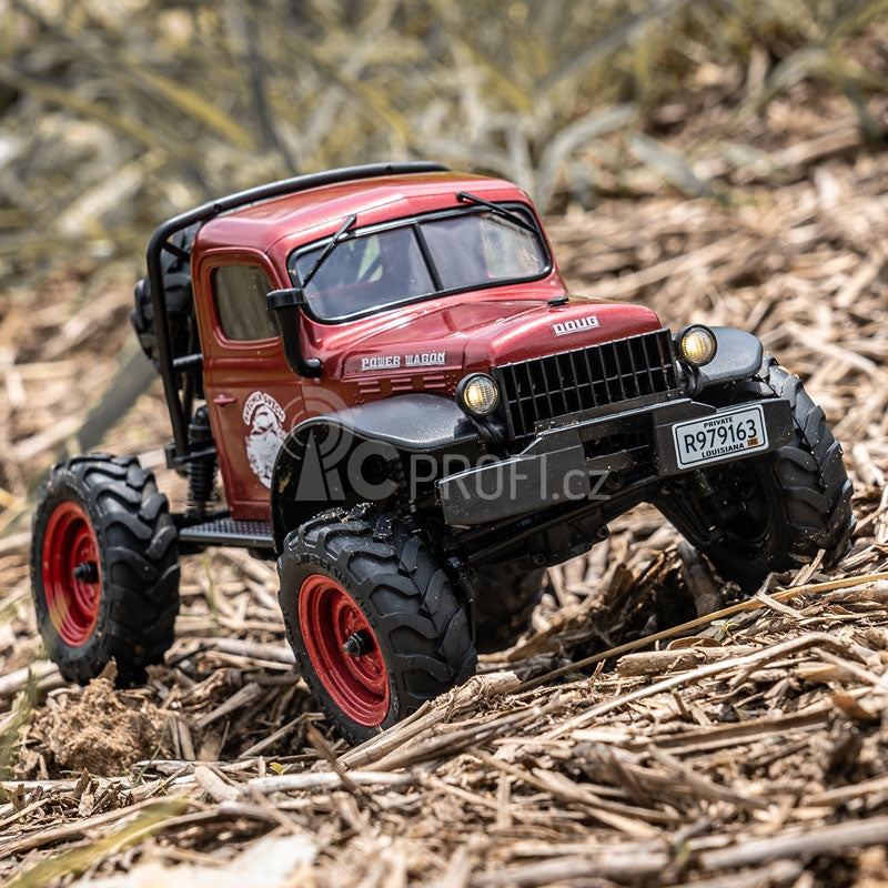 RC auto FCX24 Power Wagon 1/24, červená