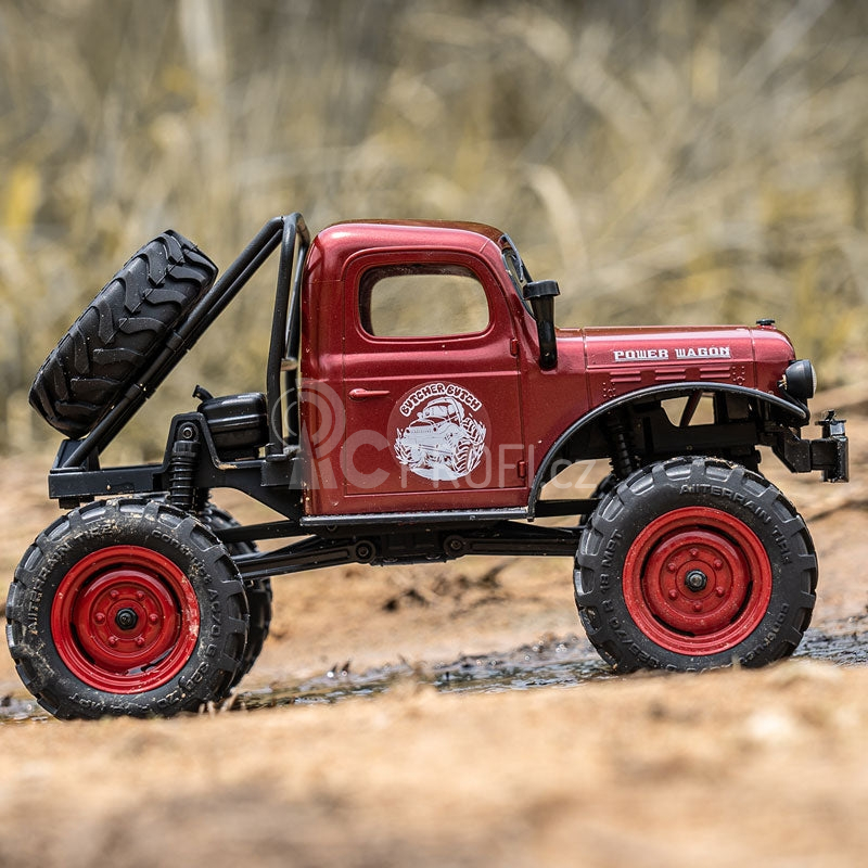 RC auto FCX24 Power Wagon 1/24, červená