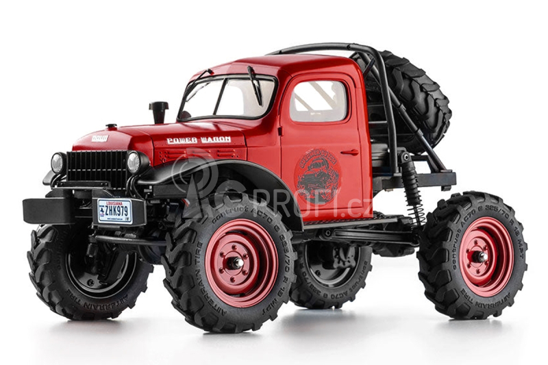 RC auto FCX24 Power Wagon 1/24, červená