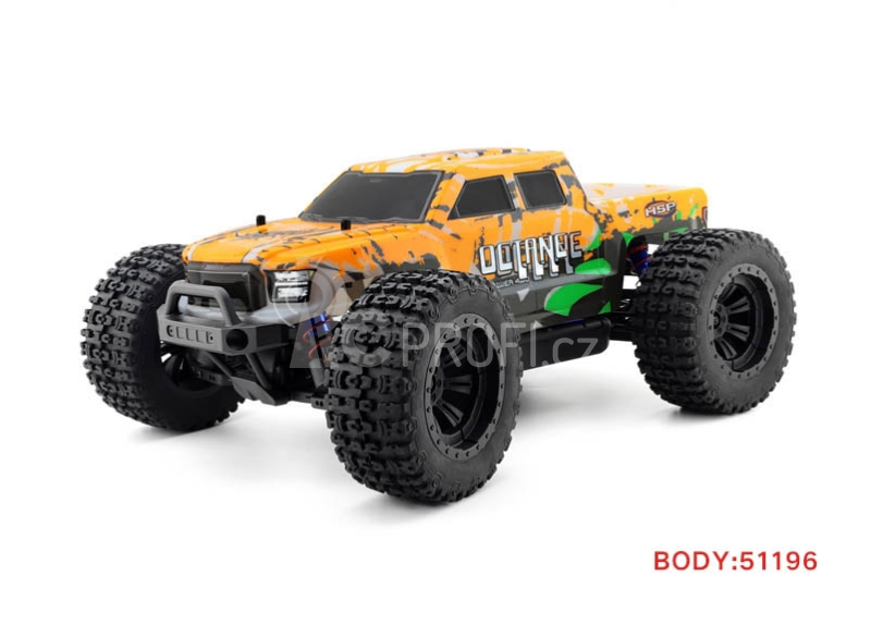 RC auto HSP Octane PRO 1/10 RTR Monster Truck, oranžová