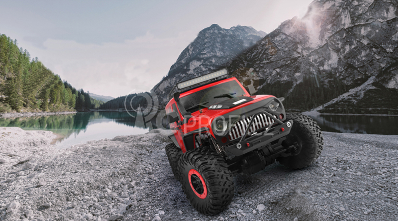 RC auto Jeep WL Toys 104311 + náhradní baterie