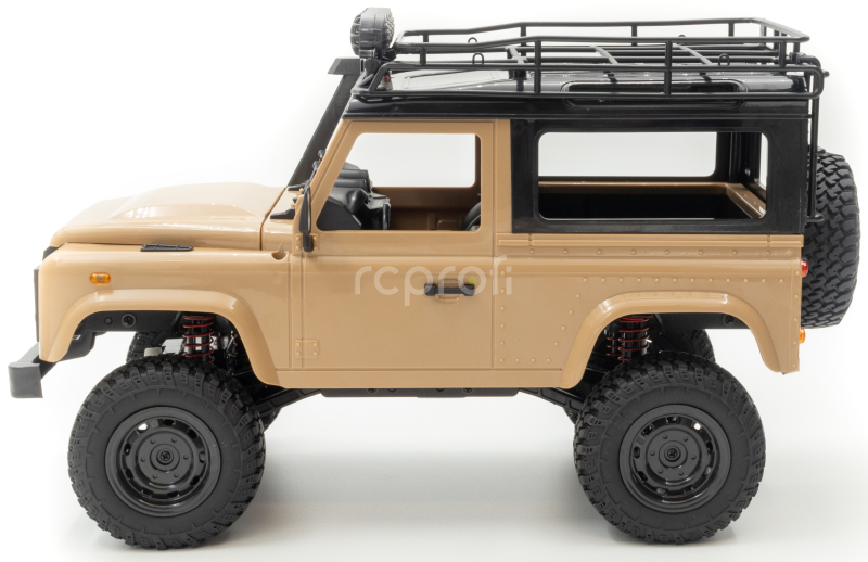 RC auto Land Rover Defender T98 V2 1/12, písková + náhradní baterie