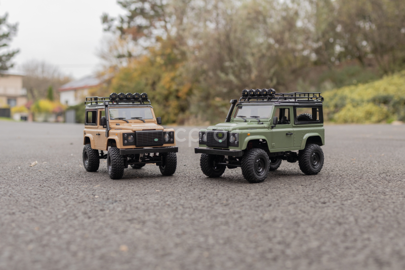 RC auto Land Rover Defender T98 V2 1/12, zelená + náhradní baterie