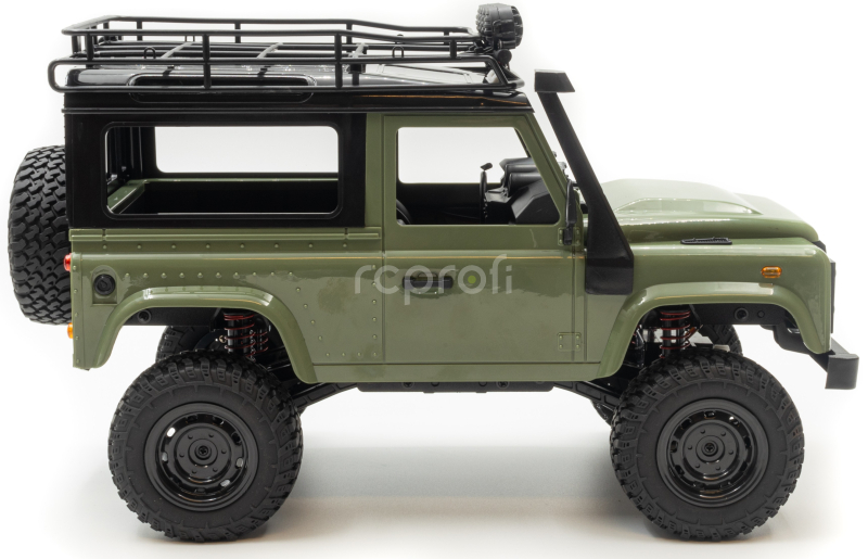 RC auto Land Rover Defender T98 V2 1/12, zelená + náhradní baterie