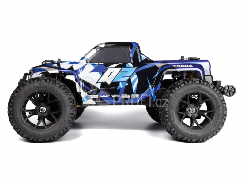 RC auto Quantum2 MT 1/10th Monster Truck, modrá