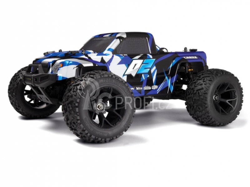 RC auto Quantum2 MT 1/10th Monster Truck, modrá