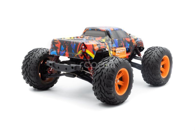 RC auto RMT Dominator Monster, oranžová + náhradní baterie