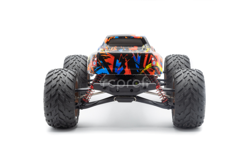 RC auto RMT Dominator Monster, oranžová + náhradní baterie