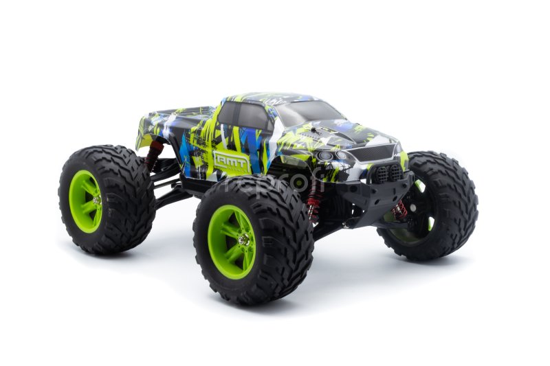 RC auto RMT Dominator Monster, zelená + náhradní baterie