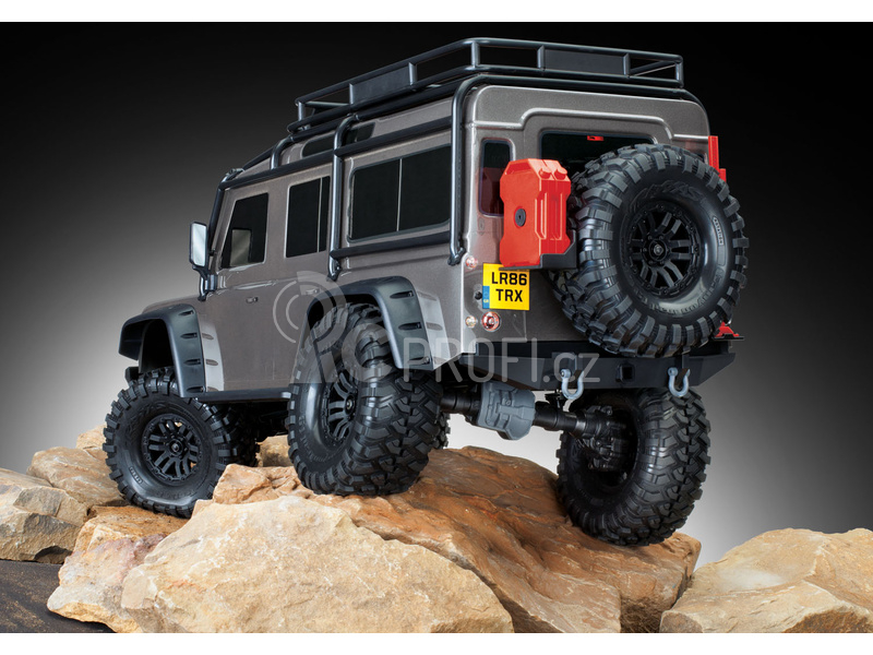 RC auto Traxxas TRX-4 Land Rover Defender 1:10 TQi, červená