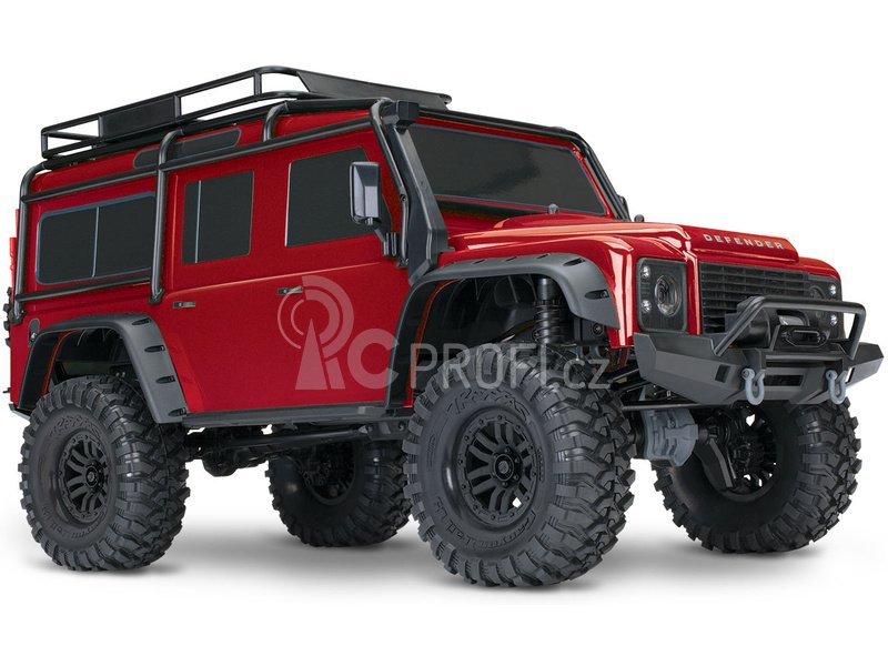 RC auto Traxxas TRX-4 Land Rover Defender 1:10 TQi, červená