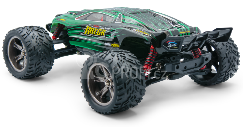 RC auto X9116 Challenger truggy, zelená + náhradní baterie