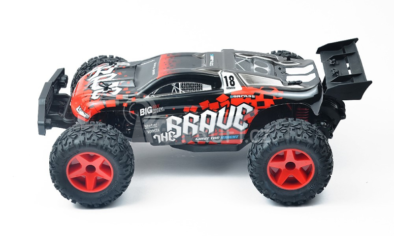 RC auto Pioneer Brave, černočervená