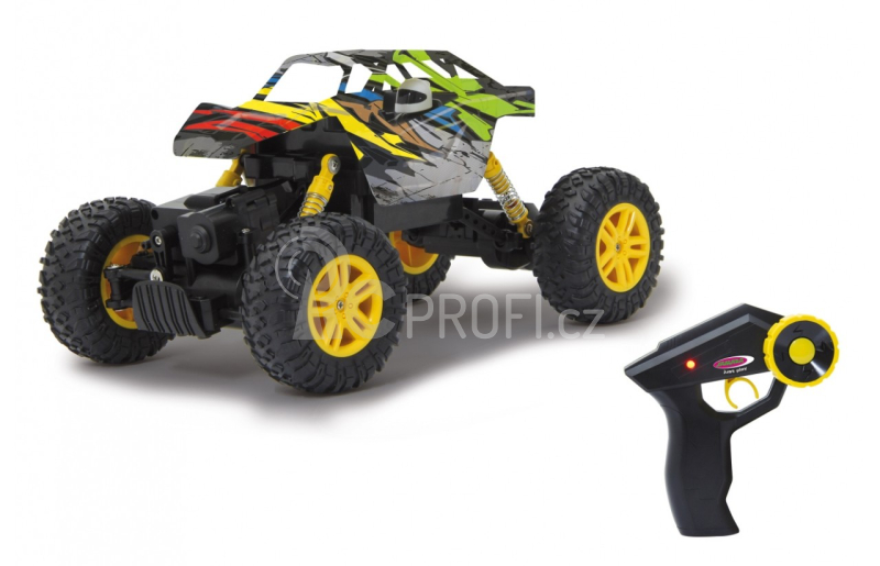 RC Crawler Hillriser, žlutá