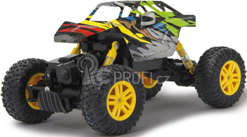 RC Crawler Hillriser, žlutá