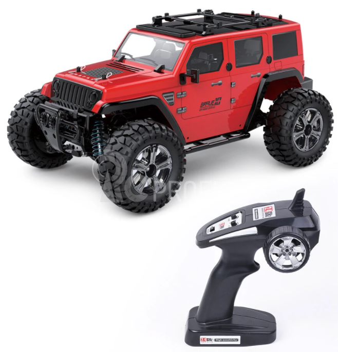 RC auto Jeep Golory, 1:14 červená