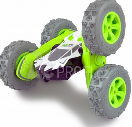 RC oboustranné auto Big SpinStar, zelená