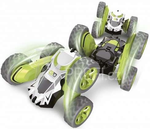 RC oboustranné auto Big SpinStar, zelená