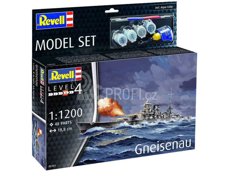 Revell Gneisenau (1:1200) (sada)