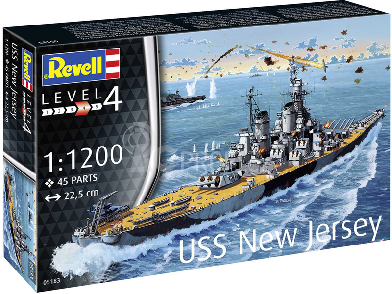 Revell USS New Jersey (1:1200)