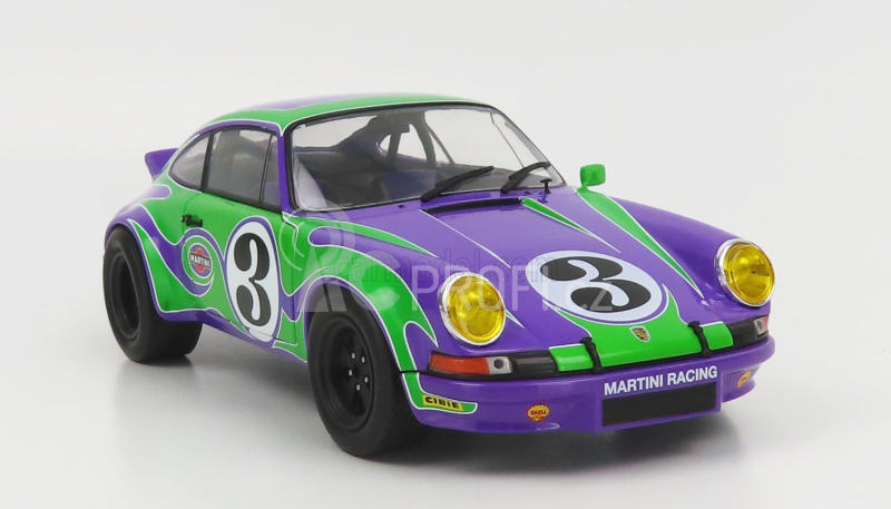 Solido Porsche 911 Rsr Coupe N 3 Happy Tribute 1973 1:18 Fialově Zelená