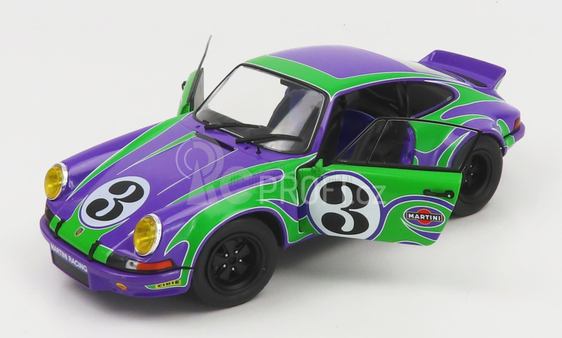 Solido Porsche 911 Rsr Coupe N 3 Happy Tribute 1973 1:18 Fialově Zelená