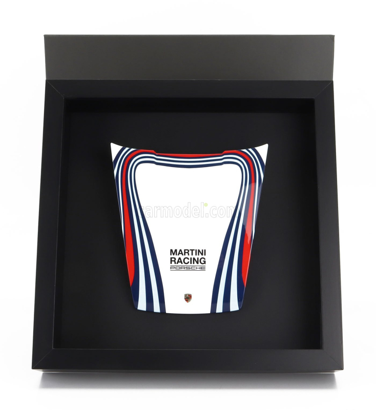 Spark-model Accessories Mini Hood Porsche 911 Martini Racing Livery 1:8 Bílá Světle Modrá Červená