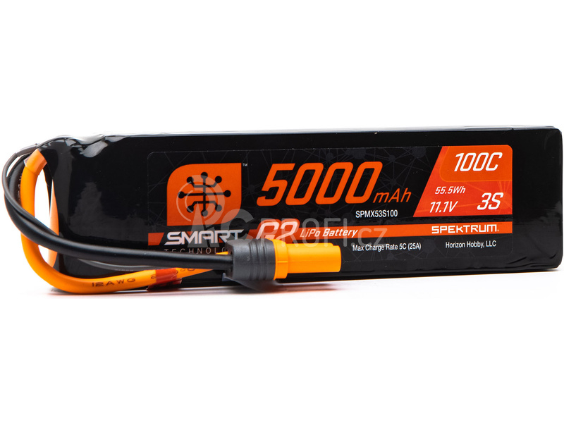 Spektrum Smart G2 LiPo 11.1V 5000mAh 100C IC5