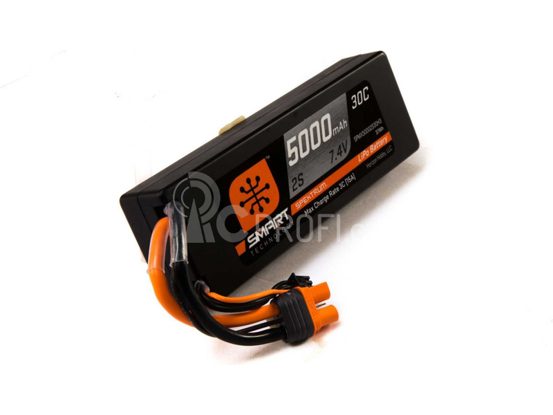 Spektrum Smart LiPo 7.4V 5000mAh 30C HC IC3