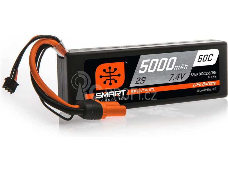 Spektrum Smart LiPo 7.4V 5000mAh 50C HC IC5