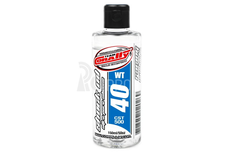 TEAM CORALLY - silikonový olej do tlumičů 40 WT (150ml)