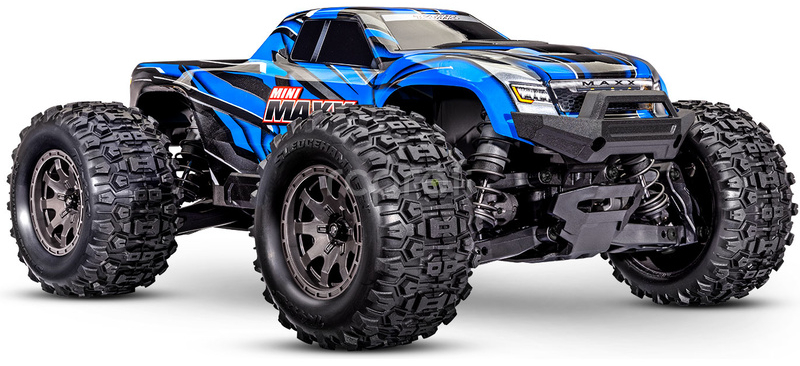 RC auto Traxxas Mini Maxx 1:12 BL-2s RTR, modrá