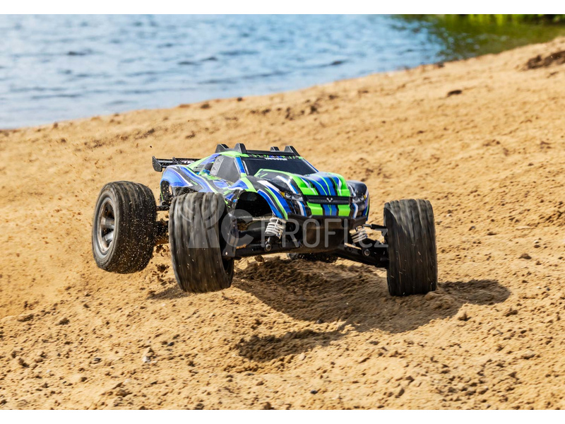 RC auto Traxxas Rustler 1:10 VXL HD 4WD RTR, červená