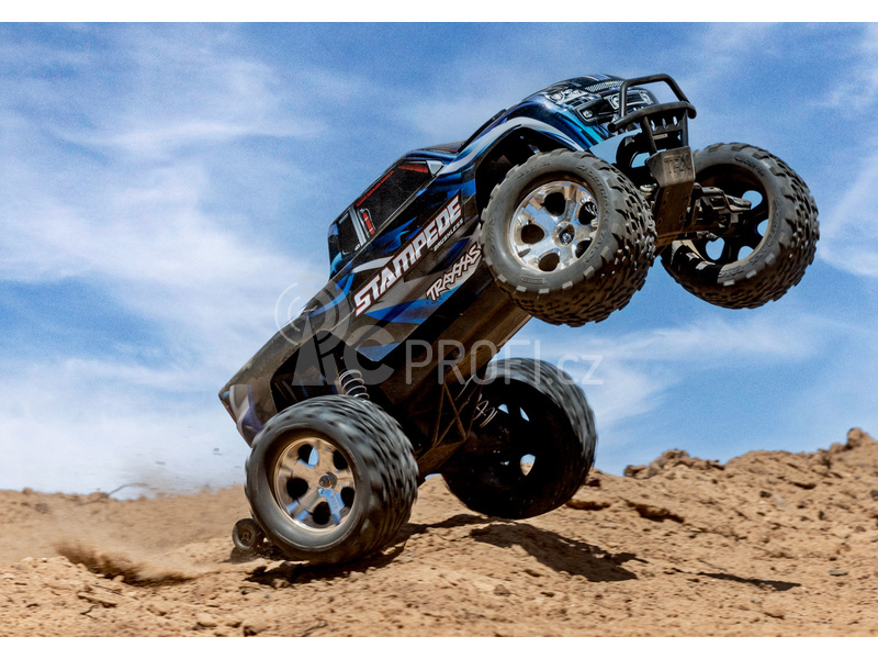 RC auto Traxxas Stampede 1:10 BL-2s RTR, červená