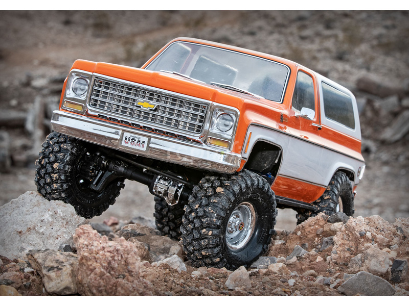 RC auto Traxxas TRX-4 Chevrolet K5 Blazer 1979 1:10 RTR, oranžová